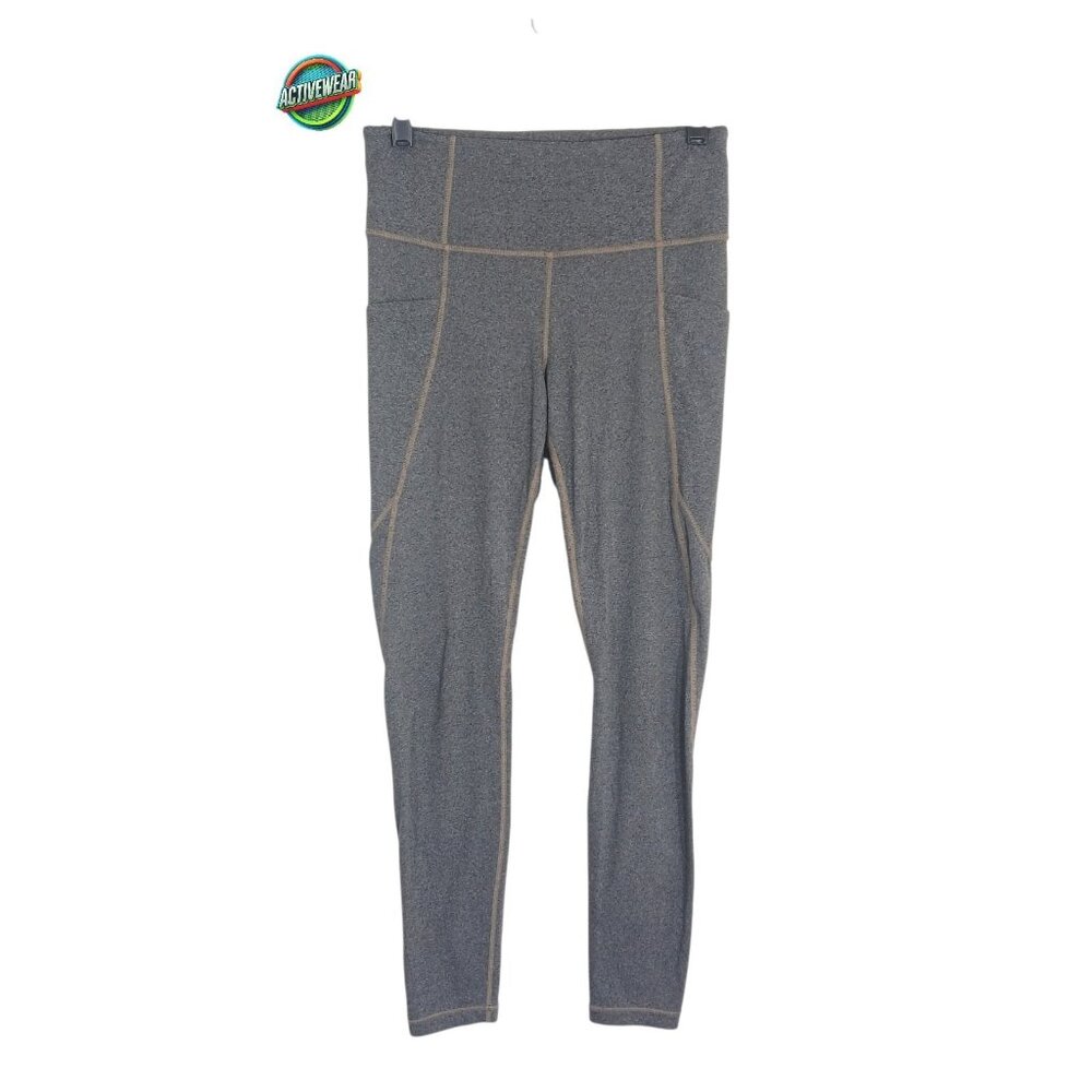 Athleta Women’s High Rise Pocket Leggings Gray Small S Yoga Workout Pants